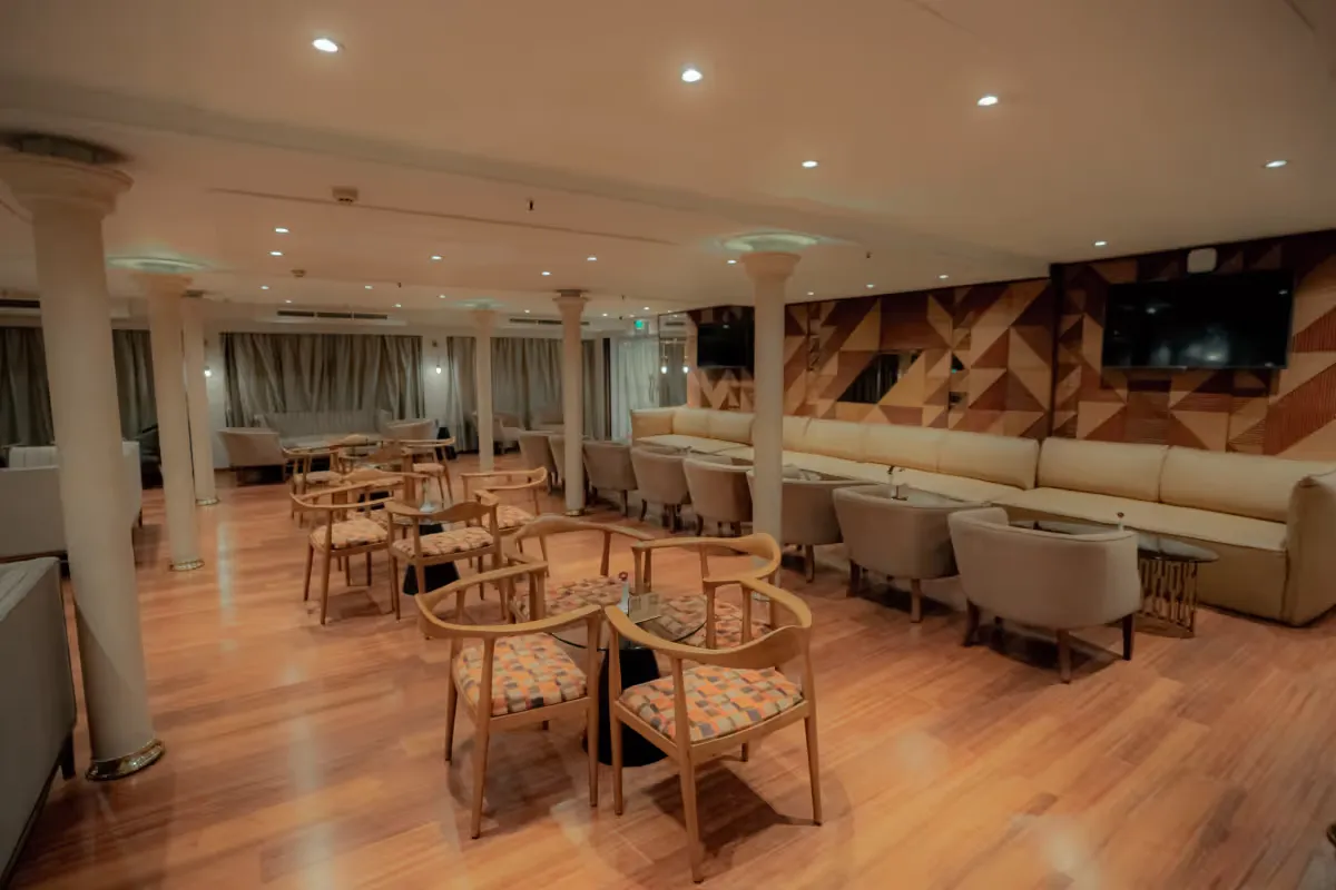 Lounge aboard the Lady Carol Nile Cruise Nile cruise